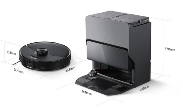 Робот-пылесос с базой Roborock S8 Max Ultra RU (РСТ) черный
