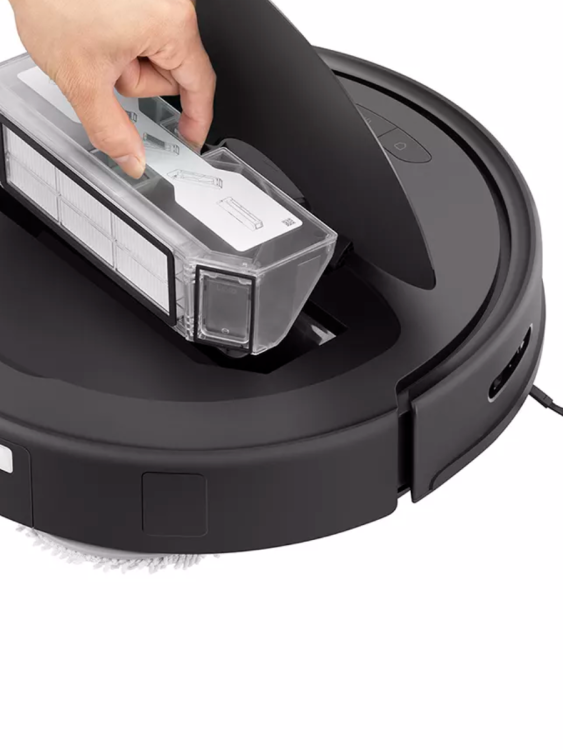 Робот-пылесос с интеллектуальной базой Roborock Q revo Pro RU (РСТ) чёрный